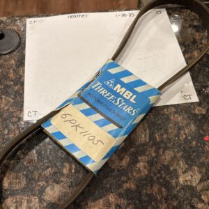 MBL - Three Stars 6PK1105 Serpentine Belt