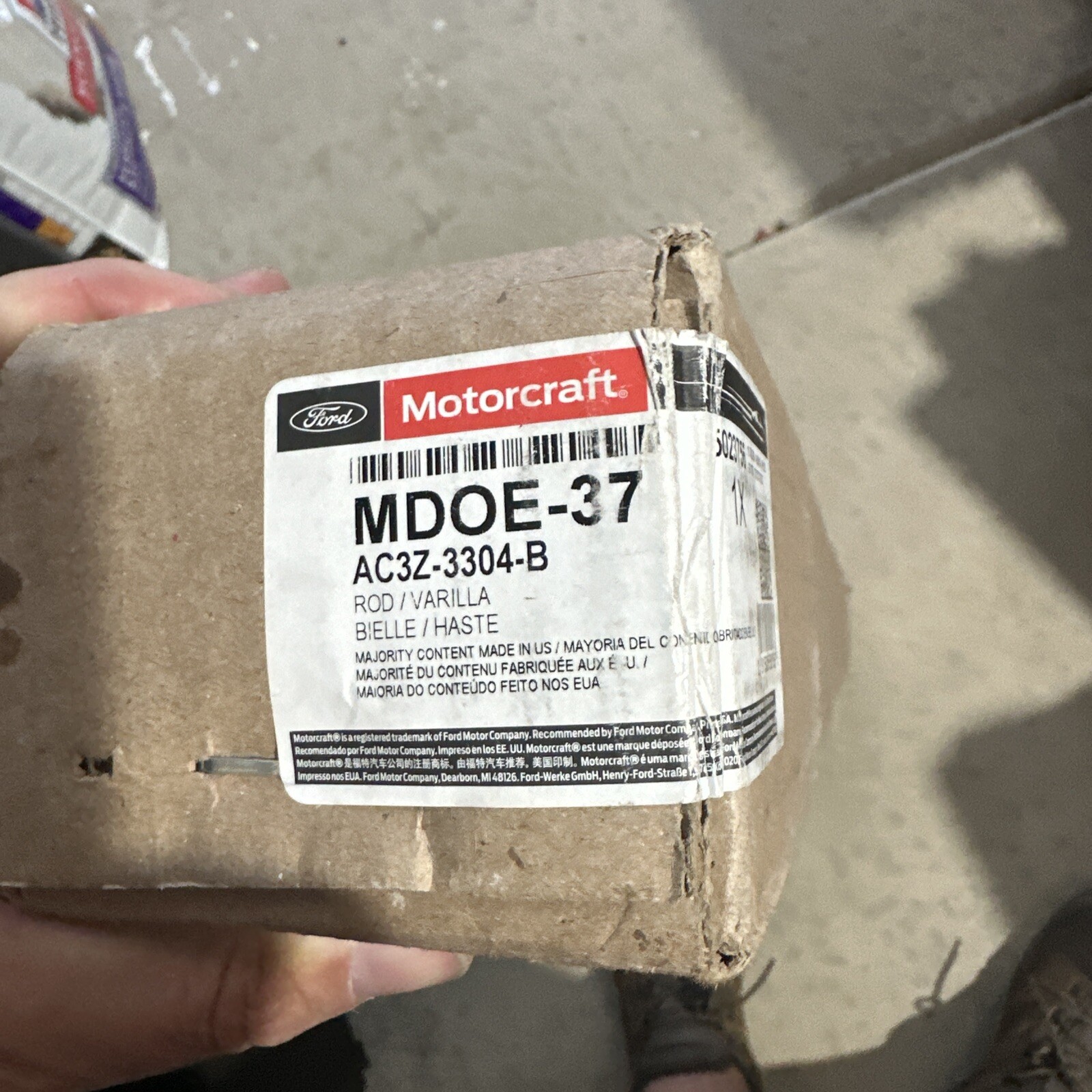 MDOE-37 Motorcraft Drag Link Front Driver Left Side Inner Interior Inside New LH
