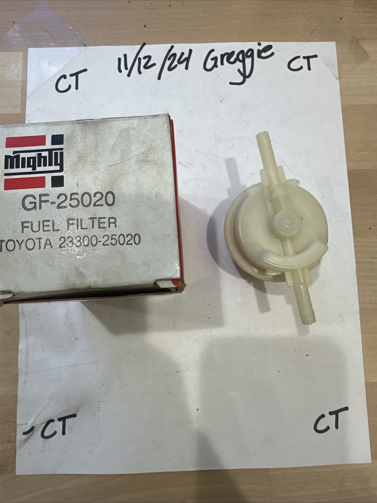 MIGHTY FUEL GAS FILTER GF-25020
