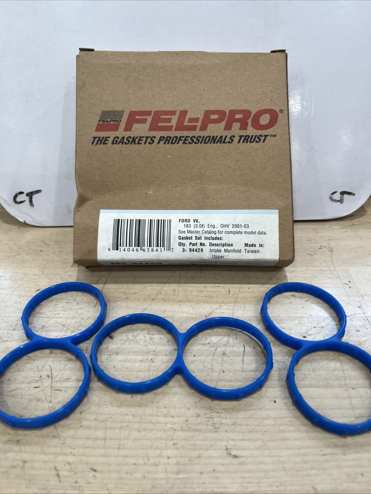 MS94429 Fel-Pro Intake Plenum Gaskets Set for Pickup Ford Ranger Mazda B3000 - Image 3