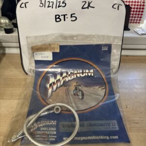Magnum 1741-4009 Sterling Chromite II Designer ABS Front Upper Brake Line 17”