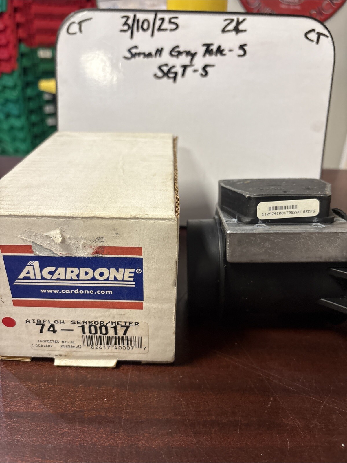 Mass Air Flow Sensor Cardone 74-10017 Reman For Volvo