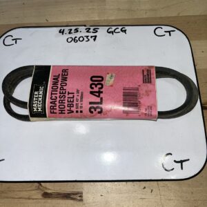 Master Mechanic V-Belt 114702 3/8" x 43" 3L430