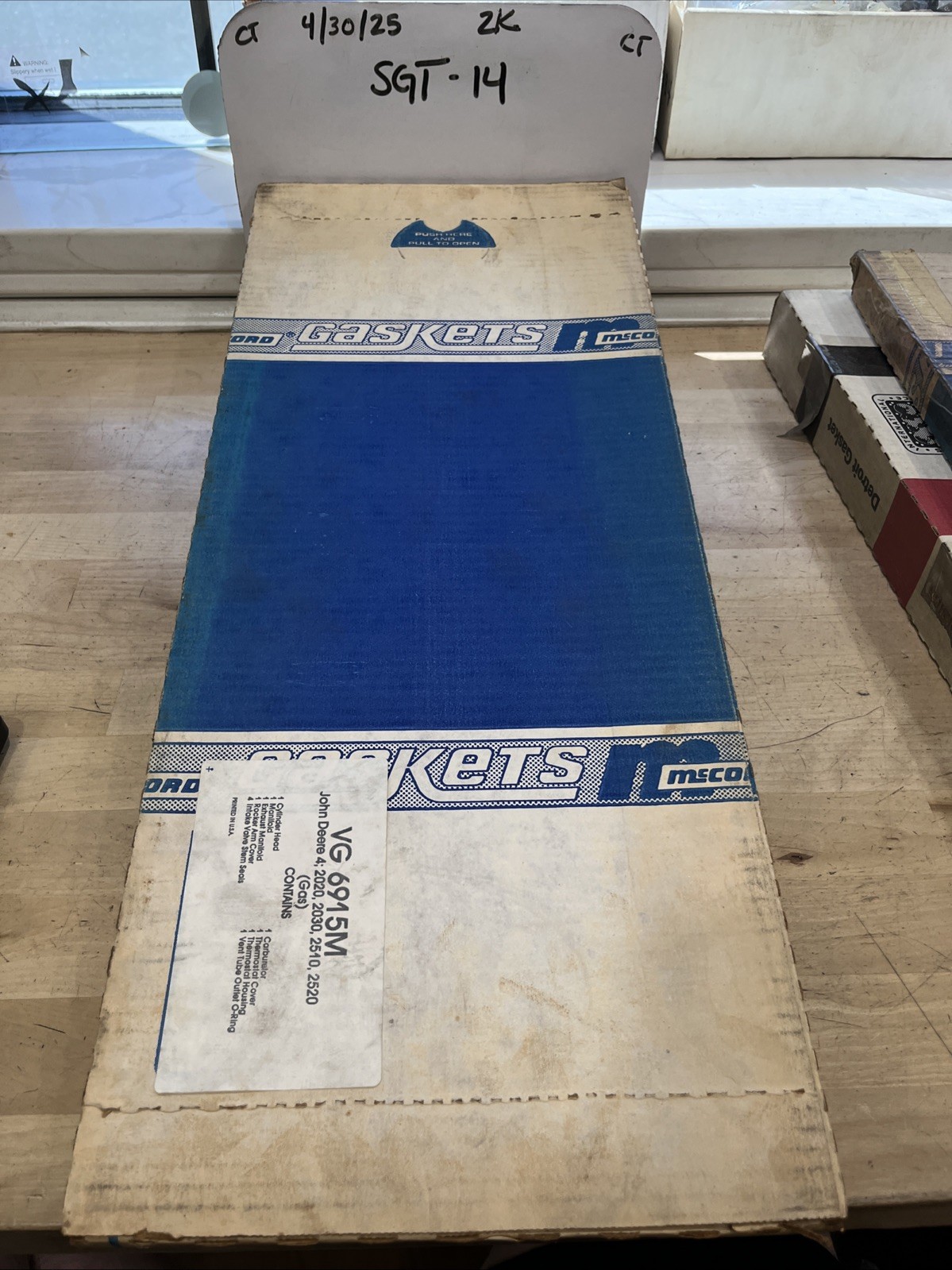 Mccord Gaskets VG 6915M John Deere