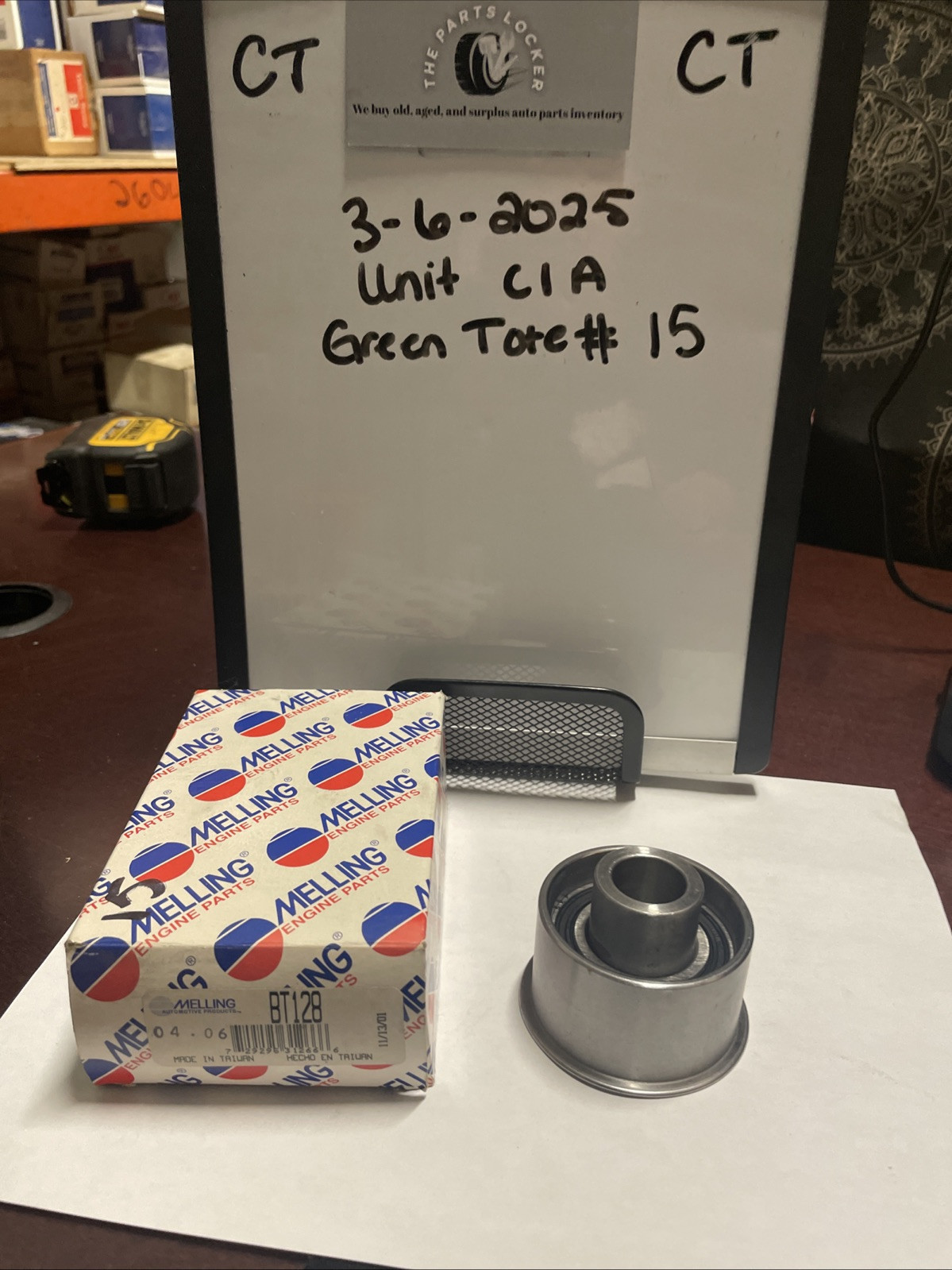 Melling BT128 Lower Timing Idler Roller