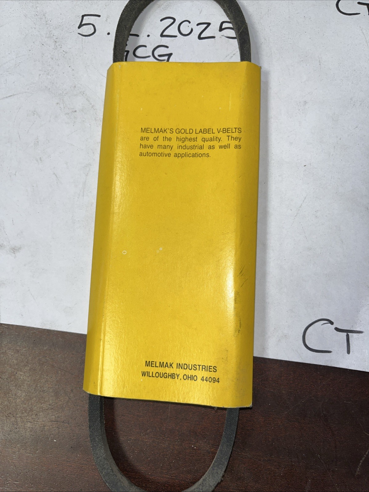 Melmak Industries V Belt 3L260 - Image 4