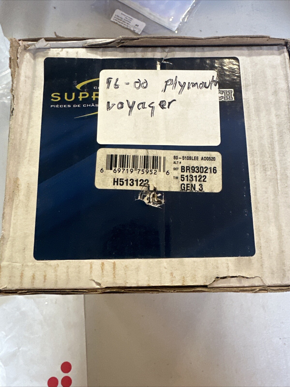 Mevotech Wheel Bearing And Hub Assembly P N H513122