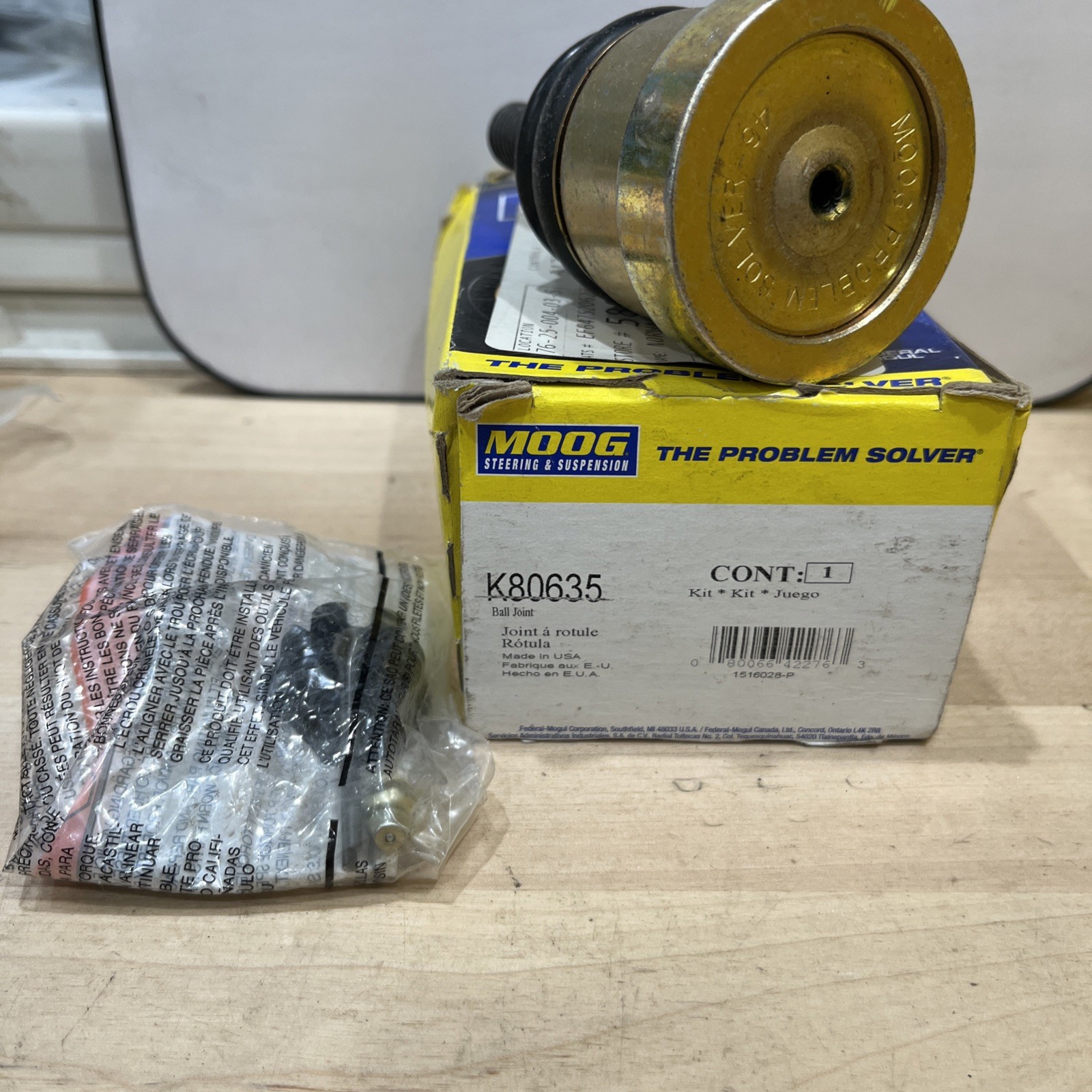 Moog K80635 - Suspension Ball Joint, Lower - Image 3