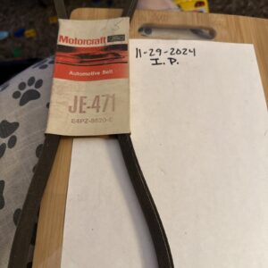 Motorcraft Belt Je-471 E4pz-8620-e Nos OEM Genuine Ford