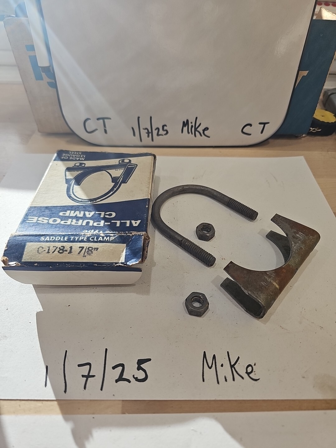 Muffler Clamp Saddle - 1 7/8in (Pack of 1) C-178