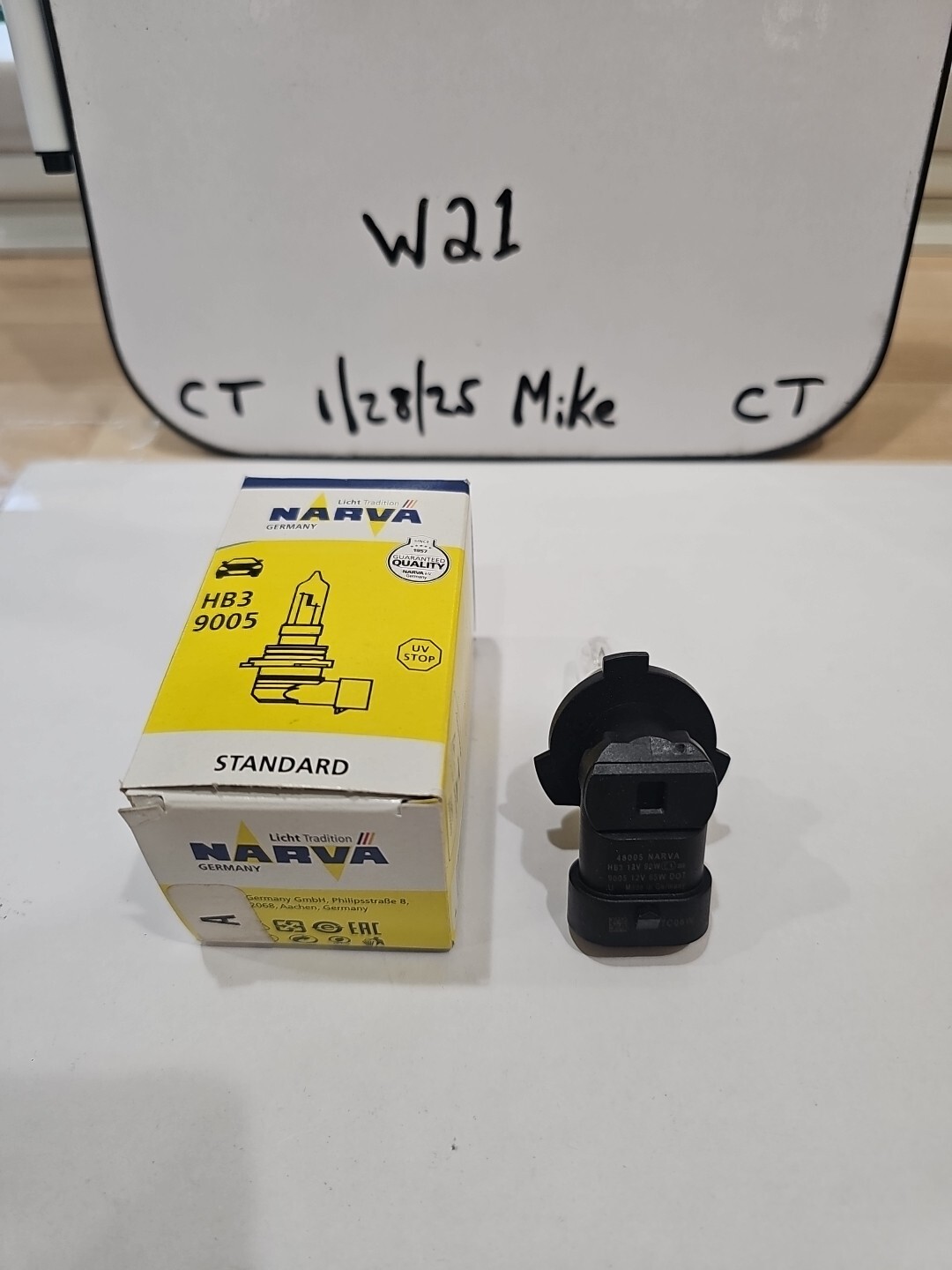 NARVA 12v 60W HB3 (P20d) 9005 480053000 - Image 3