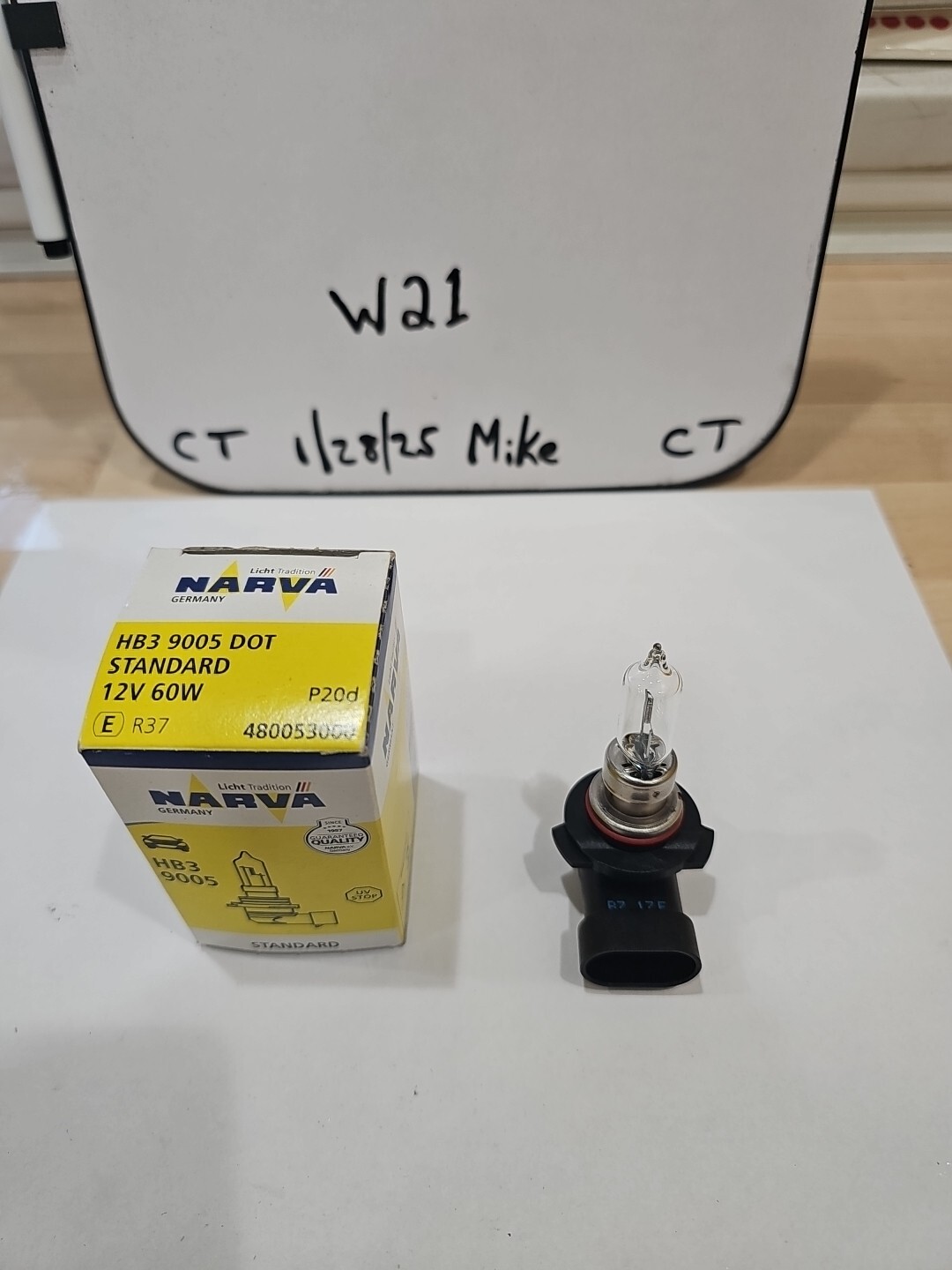 NARVA 12v 60W HB3 (P20d) 9005 480053000