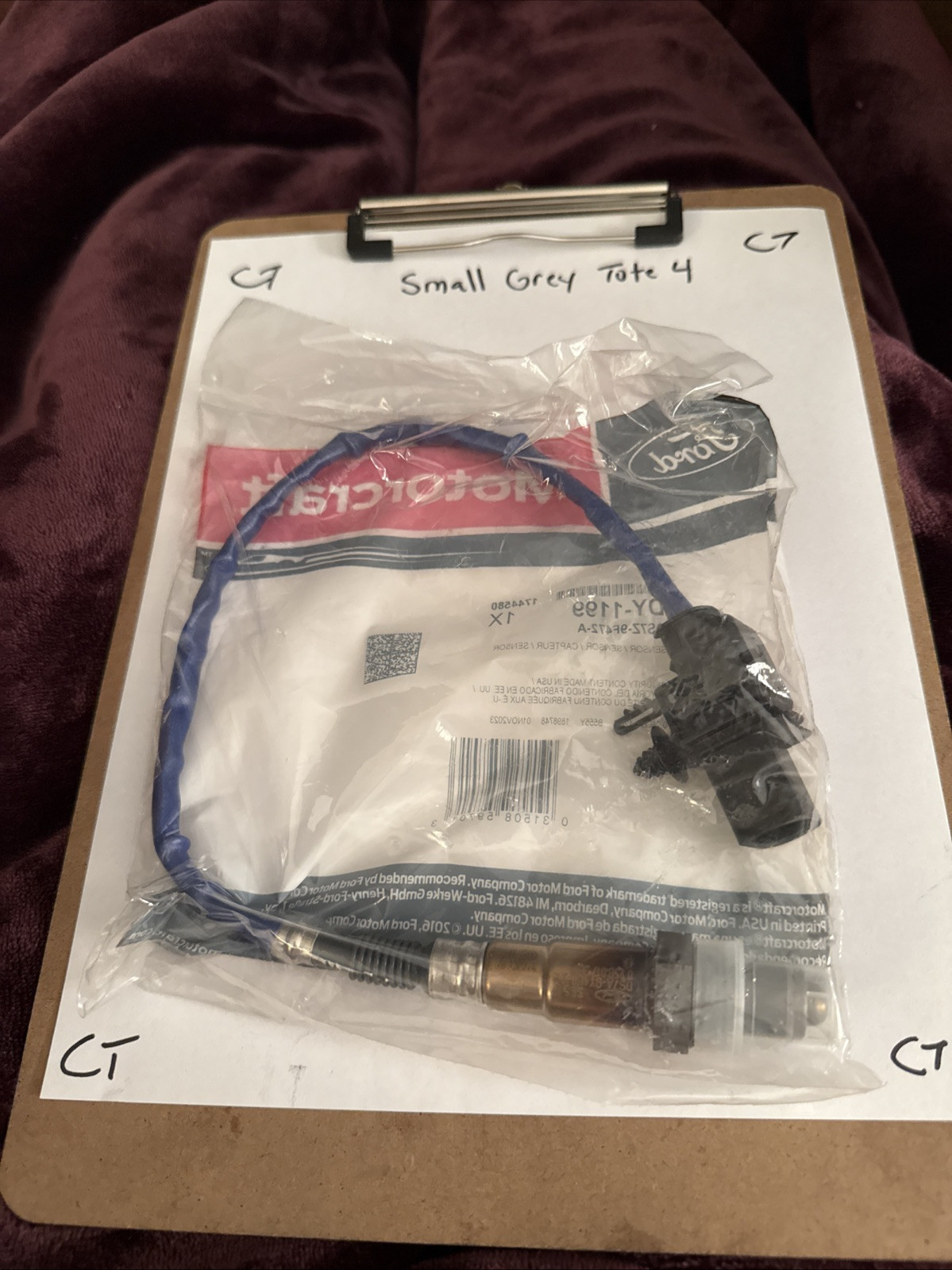 NEW 5-WIRE OXYGEN SENSOR-MOTORCRAFT# DY-1199; FORD# DS7Z-9F472-A, DS7A-9Y460-AA - Image 3