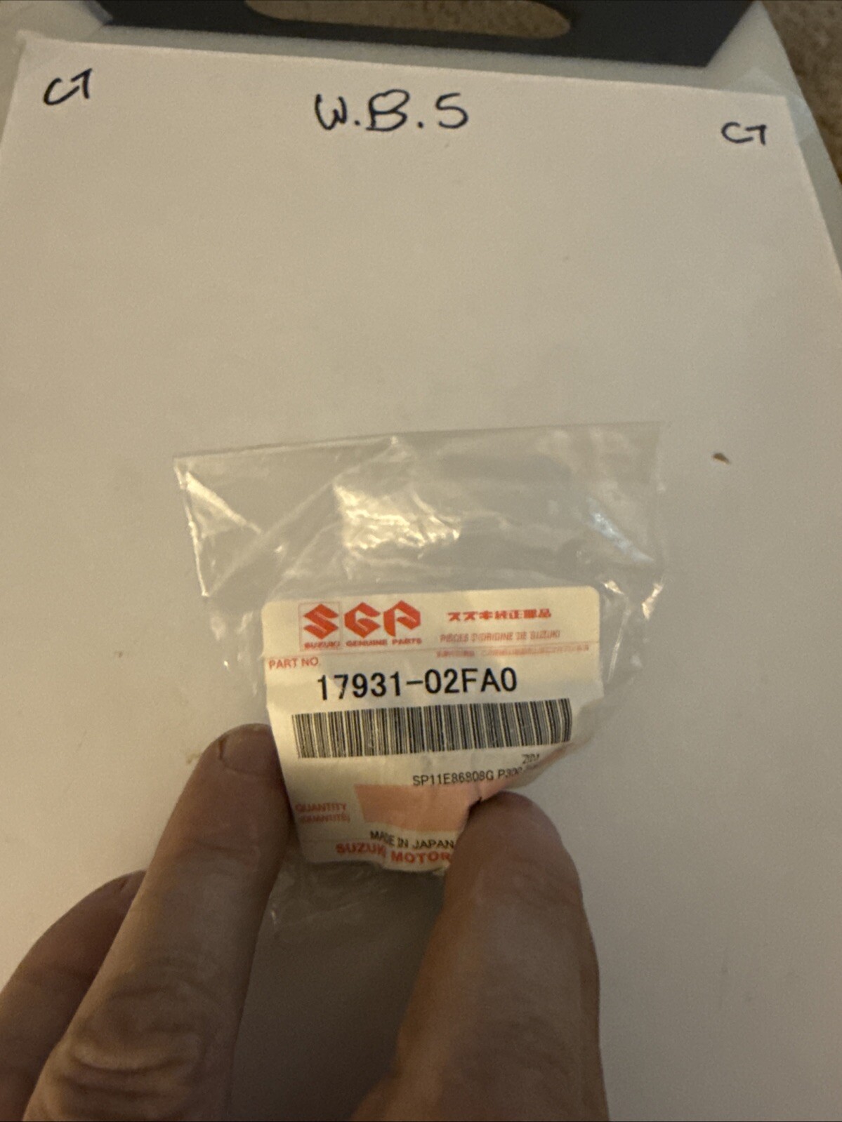 NEW Genuine OEM Suzuki 17931-02FA0 Cap, Reservoir Tank Scooter Motorcycle ATV