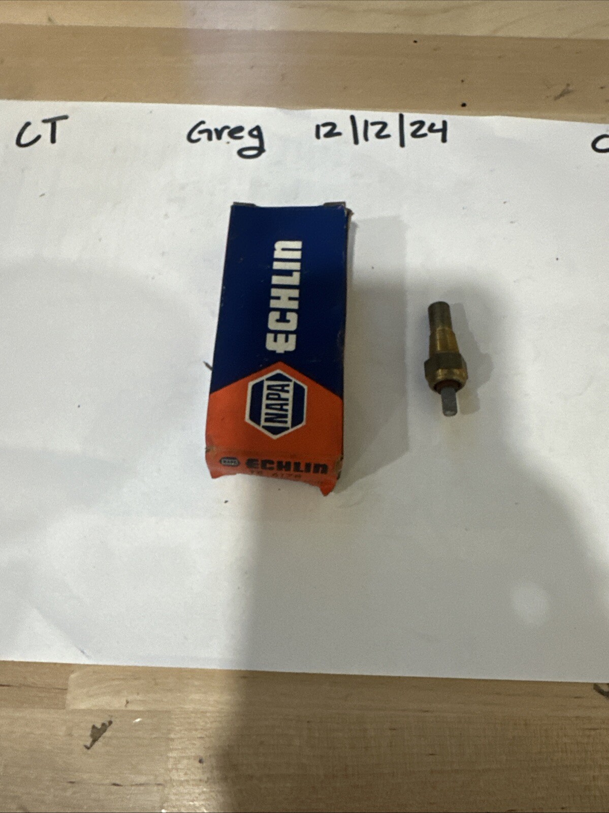 NEW NAPA ECHLIN TEMPERATURE WATER COOLANT SENSOR TS6178