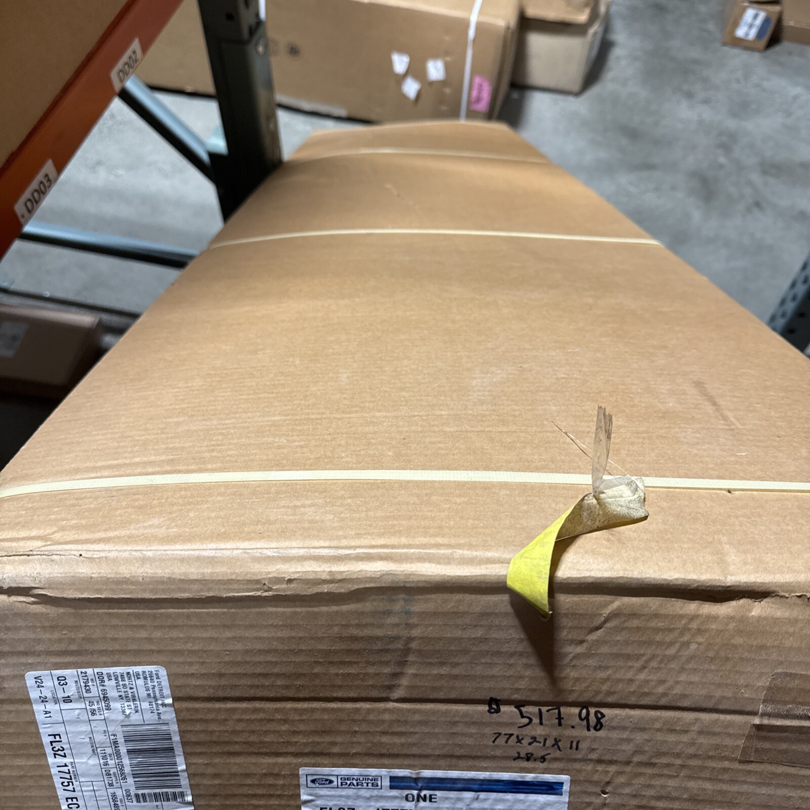 NEW OEM Ford Front Bumper Face Bar Chrome FL3Z-17757-EC Ford F150 2015-2017 - Image 3