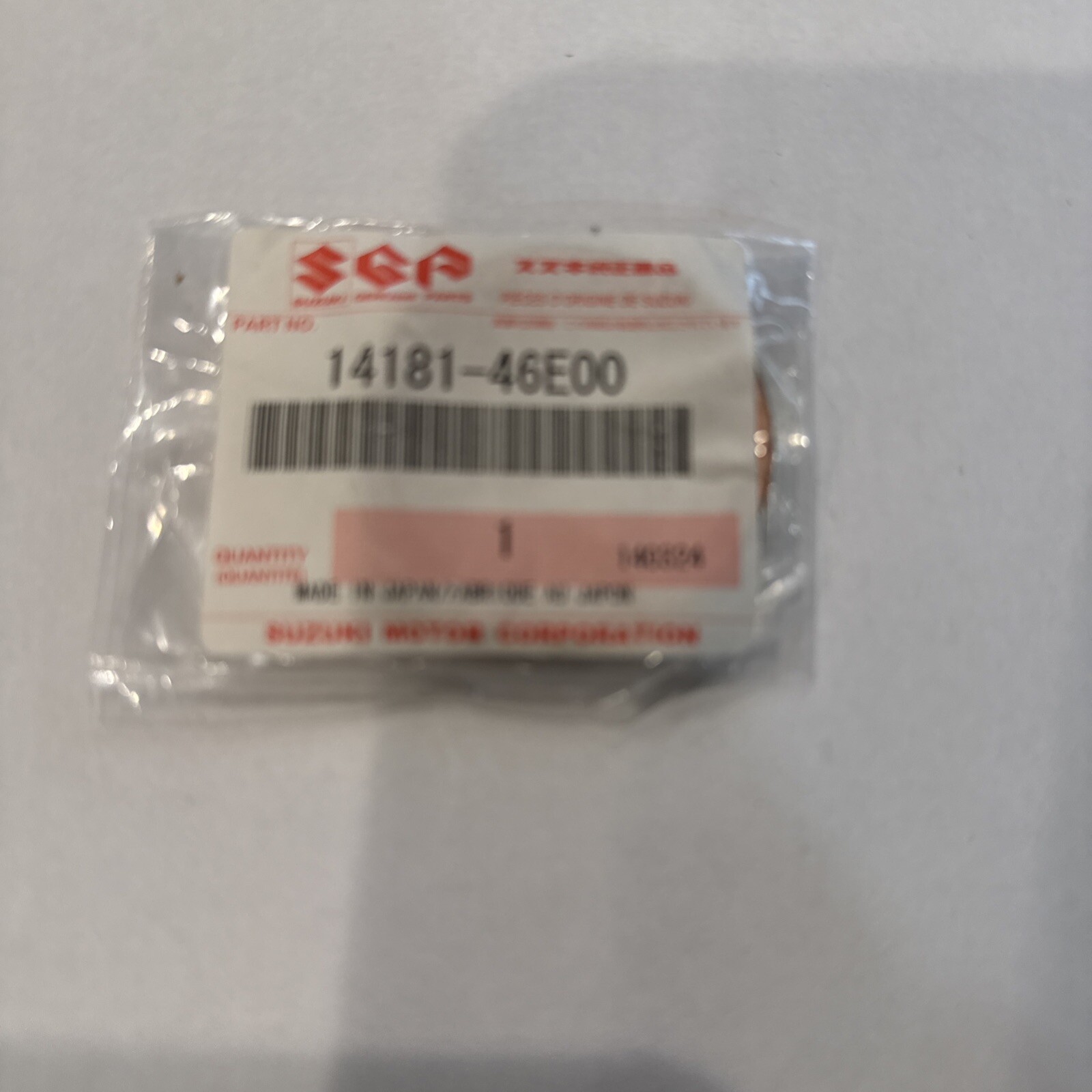 NEW OEM Suzuki 14181-46E00 Superseded by 14181-46E10 - GASKET,EXHAUST - Image 3