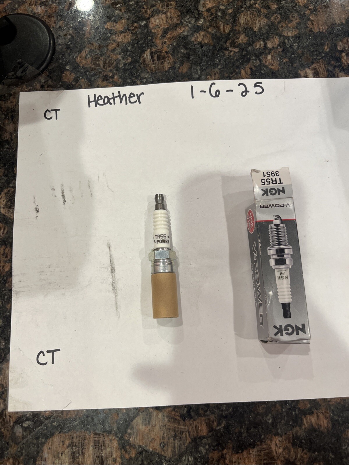 NGK 3951 V-Power Spark Plug - TR-55 - Image 4