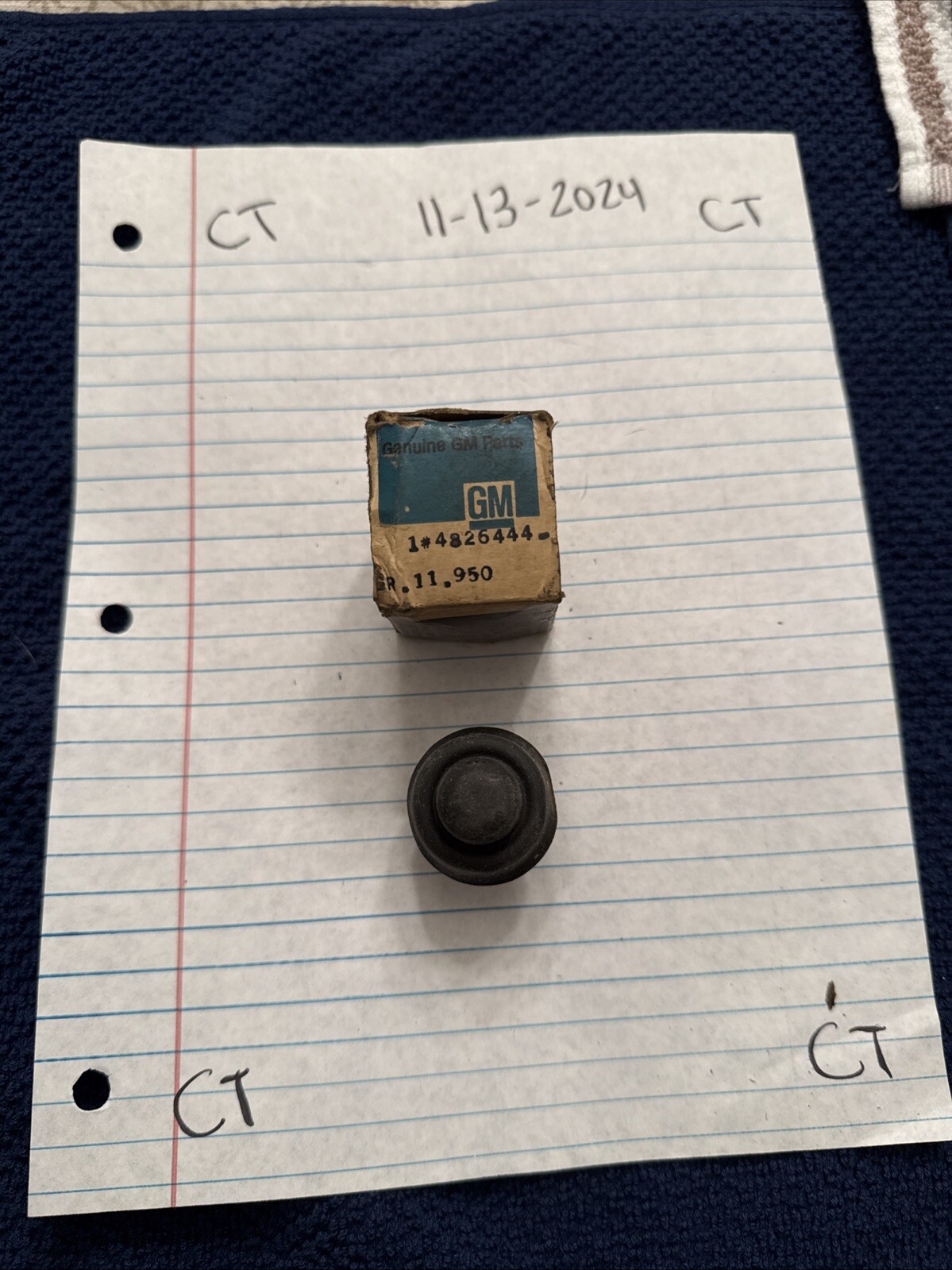 NOS 1958-62 GM IMPALA CHEVROLET DOOR JAM DOME LIGHT SWITCH 4826444 GM