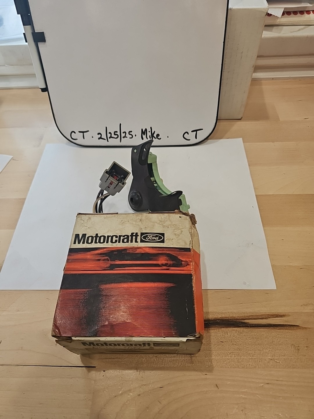 NOS 1974 SW-1211-A Ford Motorcraft Continental Back Up Light Switch D4VY-15520-B - Image 5