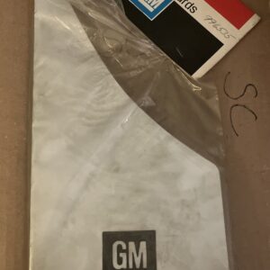 NOS Chevy Buick Pontiac Olds GM Accessory White Splash Guards Mud Flaps #996535