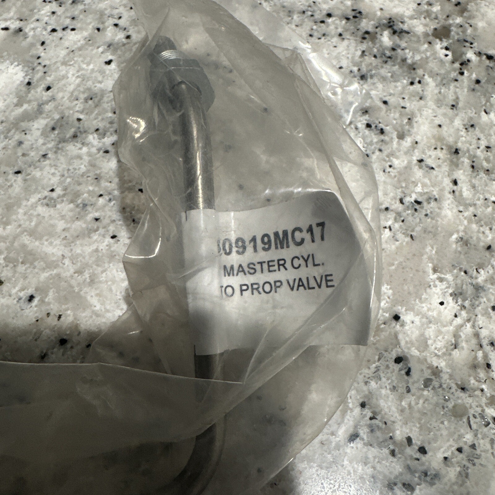 NOS Dorman stainless Brake line rear to calipers. P/N-60919MC17 (Misc/2) - Image 3