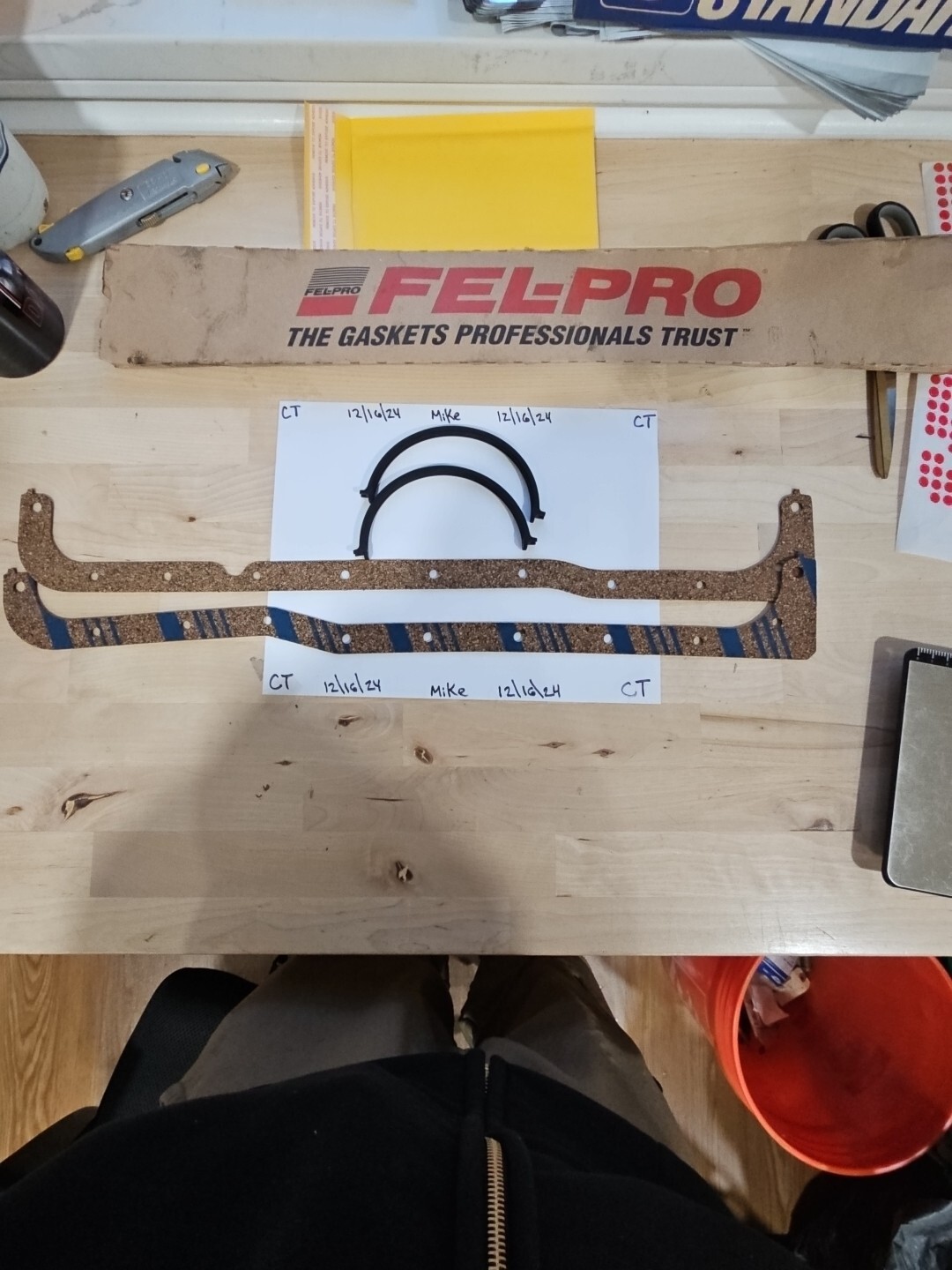 NOS FEL-PRO OIL PAN GASKET OS 13260 C