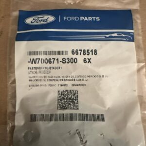 NOS FORD HARDWARE FASTENER PART NUMBER W700671-S300 LOT OF 6 NEW