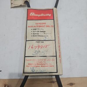NOS OEM SIMPLICITY AGCO 1734009 1679915 1679915SM BELT LEGACY 60" BAGGER TURBO