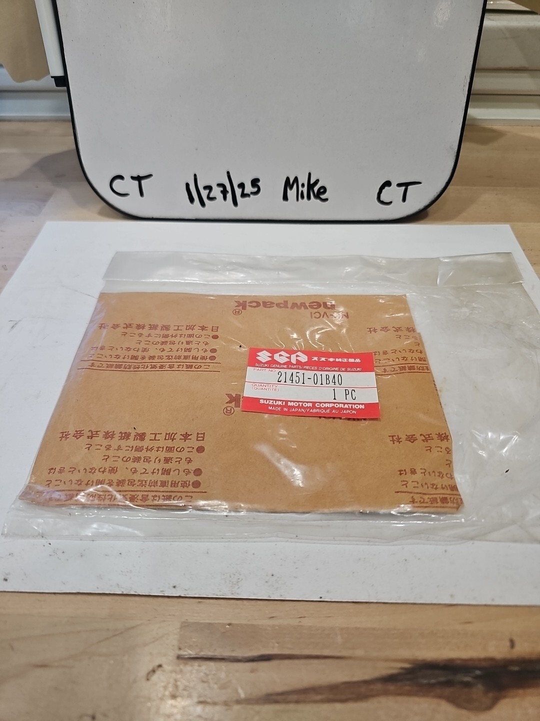 NOS Suzuki DR200 LTF250 RM125 Driven Plate 21451-01B40