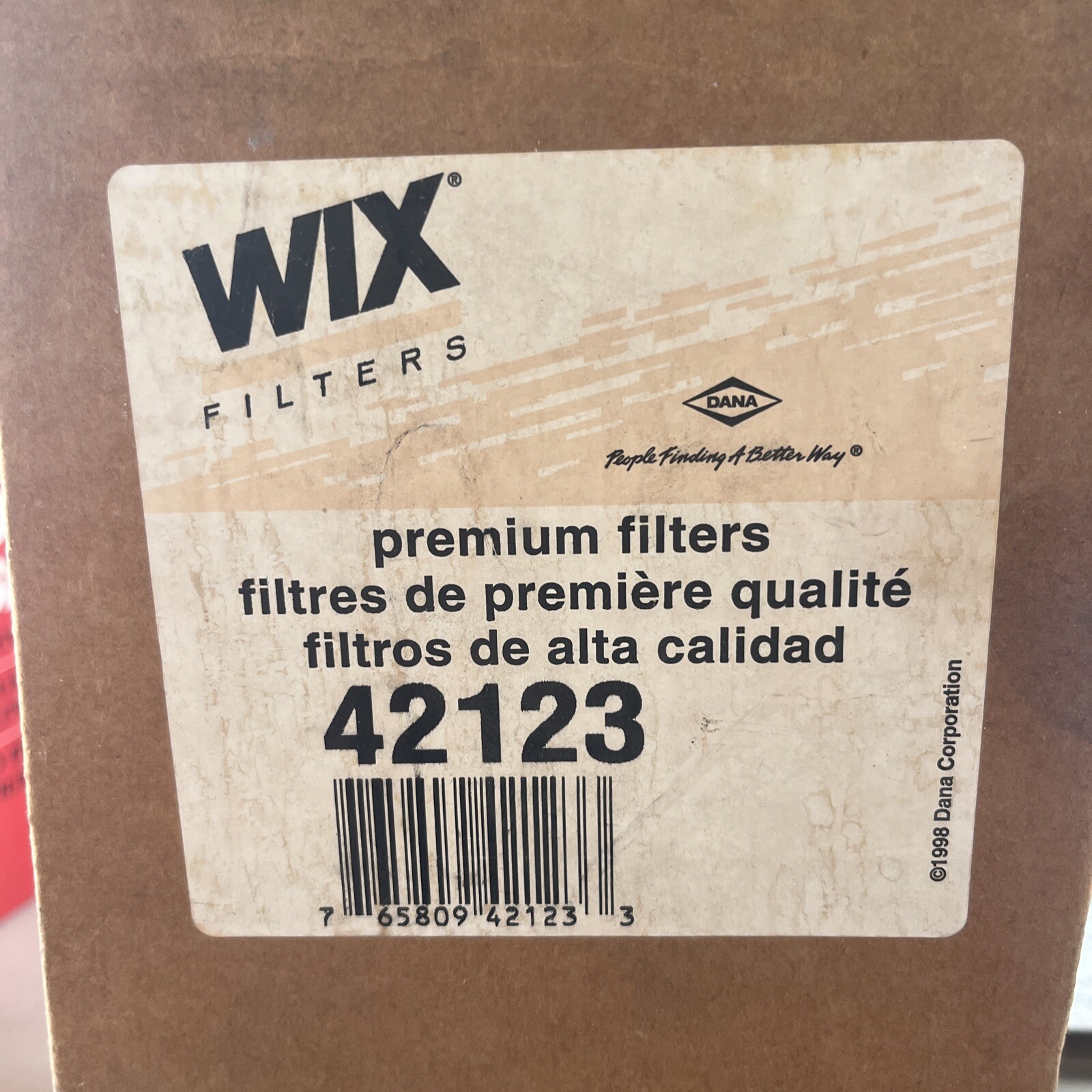 NOS WIX AIR FILTER FOR JD 855 955 TRACTORS MASSEY FERGUSON 135 TRACTORS 42123