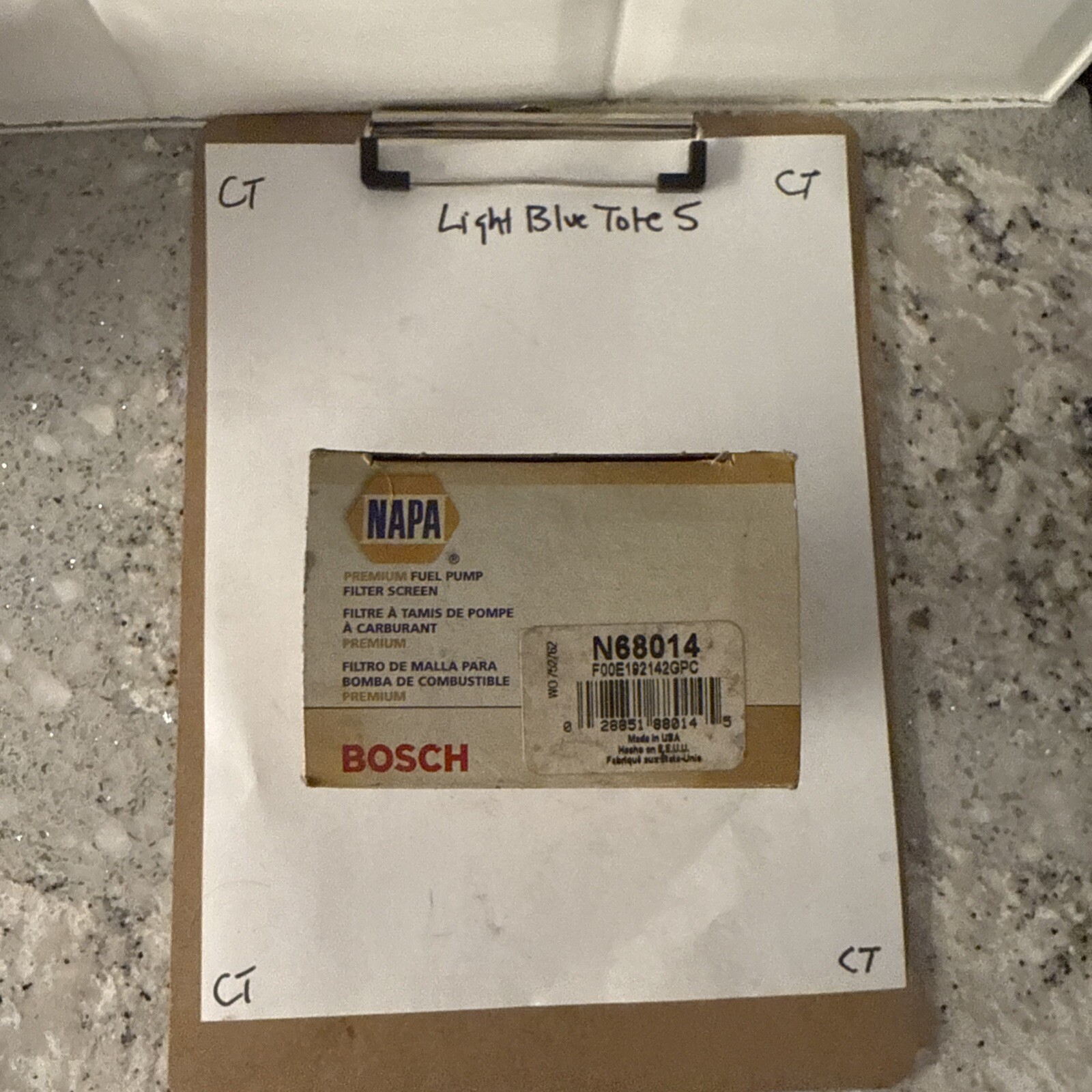 Napa Premium Fuel Pump Filter Screen N68014