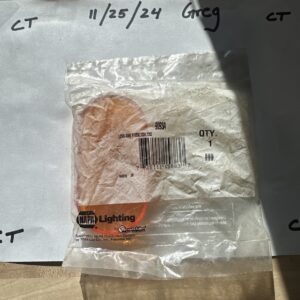 Napa Truck Lite 9093A Acrylic Replacement Clearance Marker Light Lens Snap AMBER