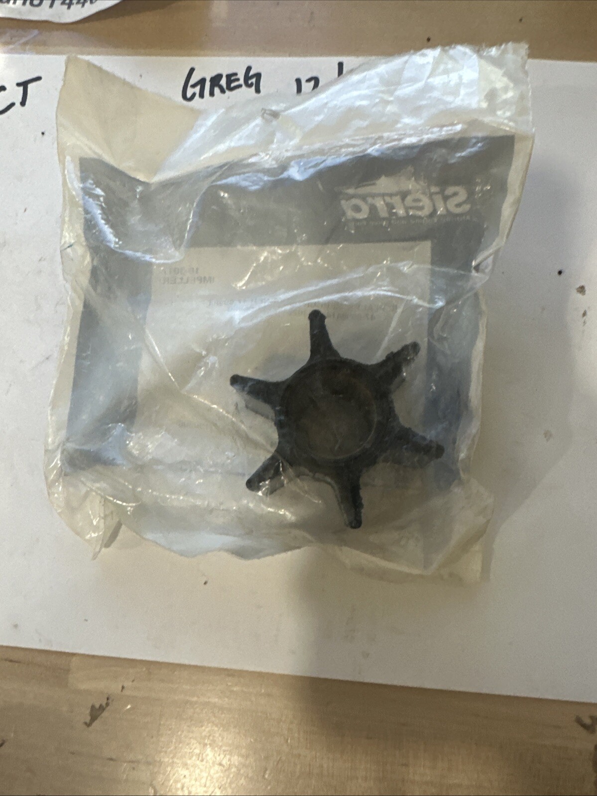 New In Package Sierra 18-3017 Mercury Boat Impeller - Image 3