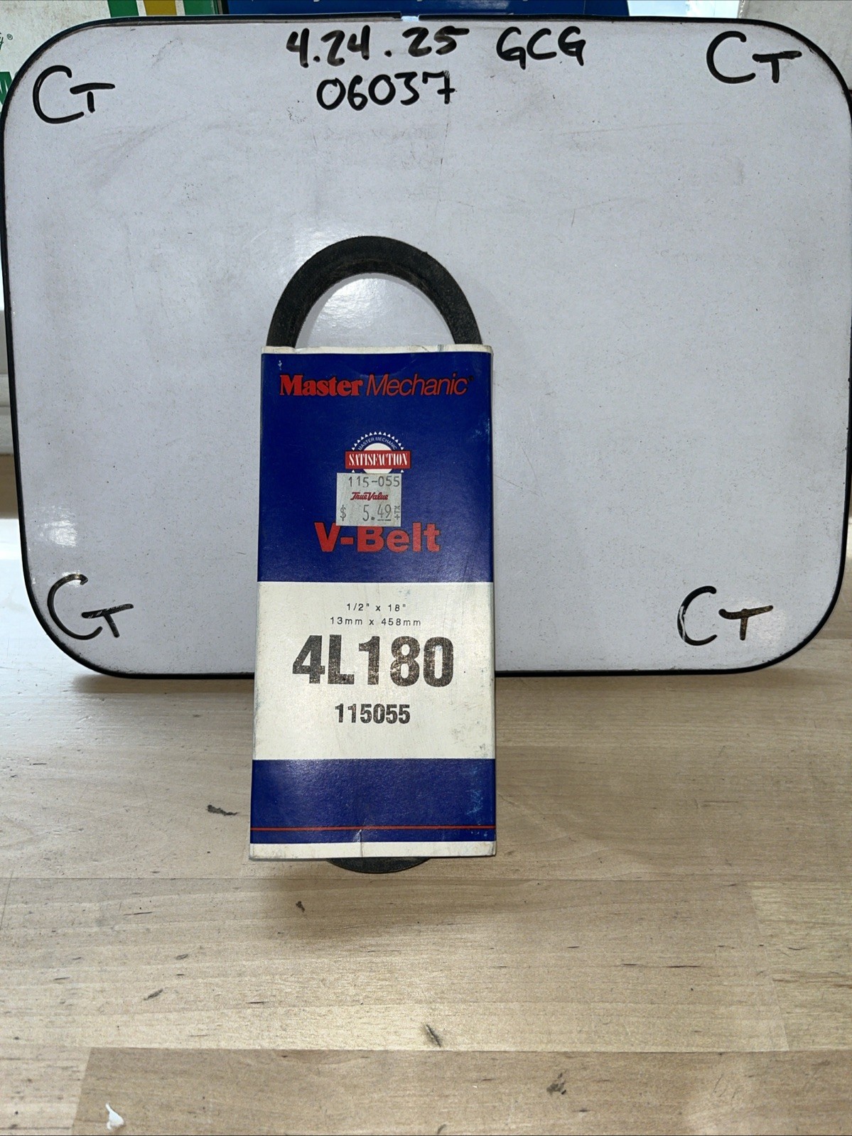 New Master Mechanic 4L180 Replacement Belt 1/2" x 18" V Belt 115055