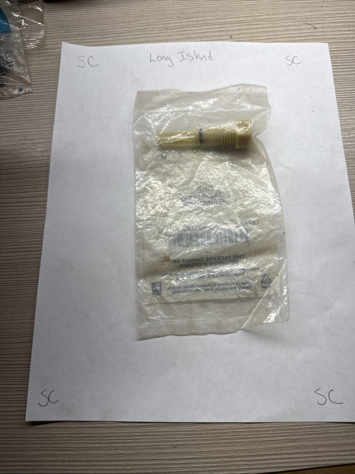 New OEM Ford F0AZ-8115-A, 3858265 Tapon Drain Cock Plug NOS - Image 3