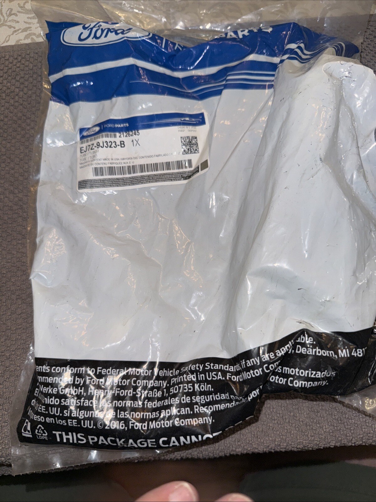 New OEM Genuine Ford Tube Assembly EJ7Z-9J323-B