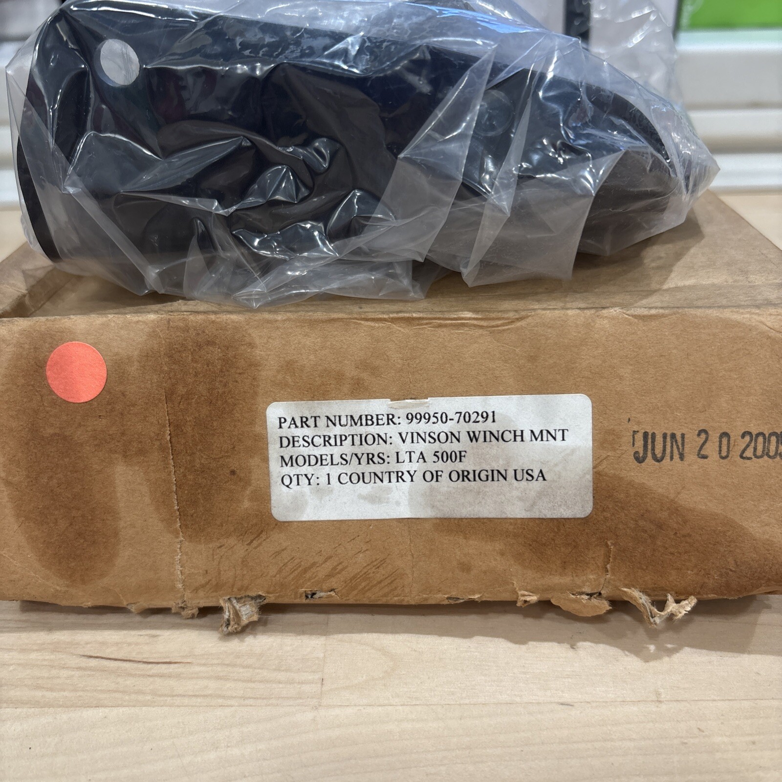 New OEM Suzuki LT-A 500 Vinson 2002-2007 Winch Mount Plate Kit 99950-70291 - Image 3