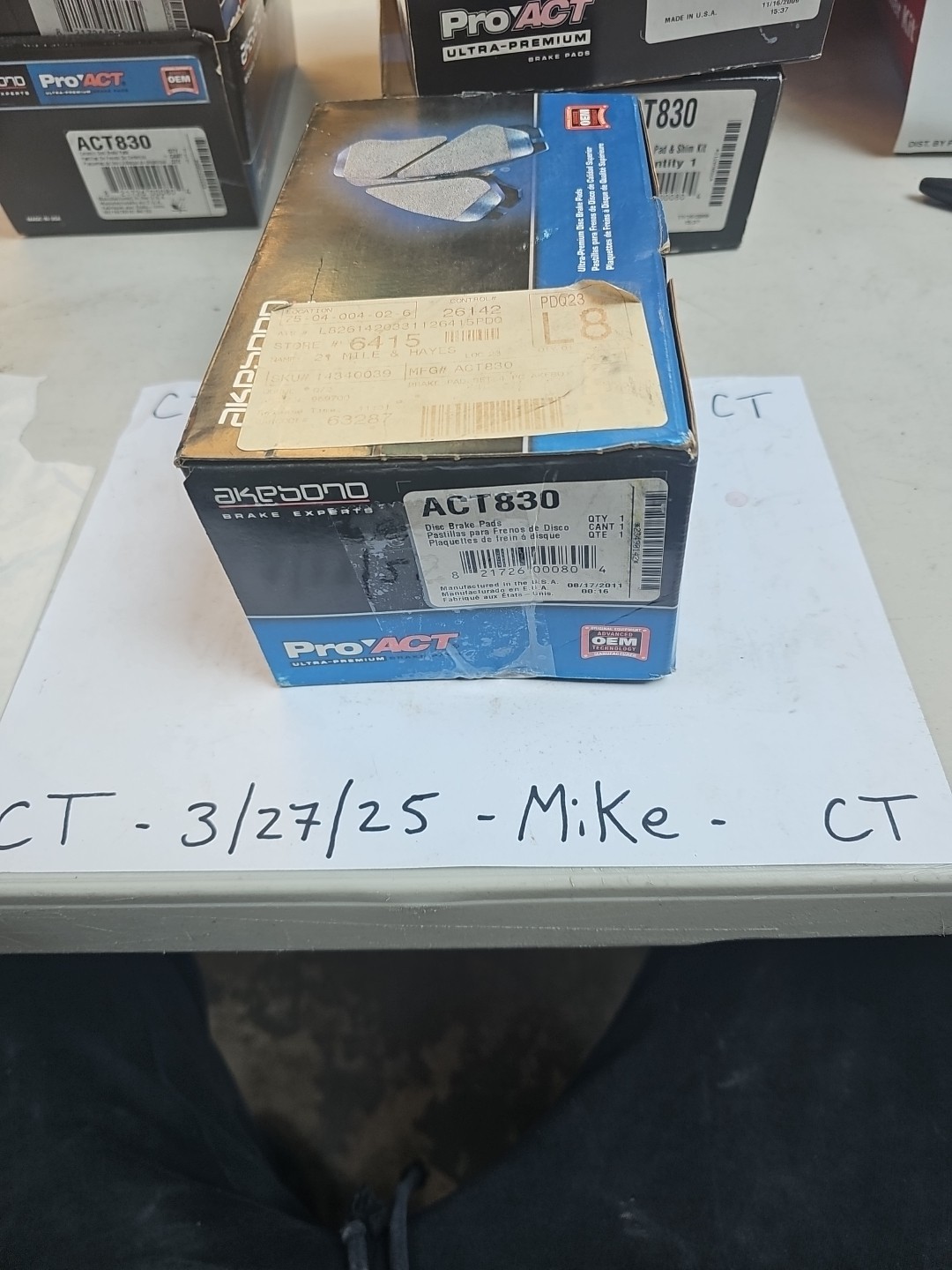 New ProACT Disc Brake Pad Set Front ACT830 for Nissan Frontier Xterra - Image 5