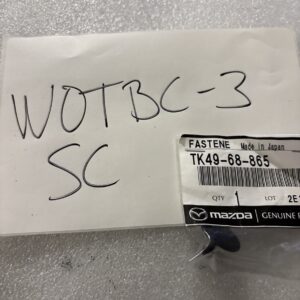 OEM 2016-2019 Mazda CX9 Type 2 Upper Weather-Strip Fastener Inner TK49-68-865