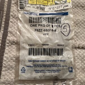OEM FORD 1980-2008 Crankshaft Key F6ZZ-6B316-A    -PKG OF 5