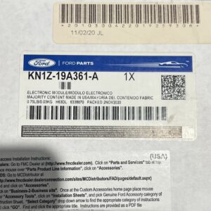 OEM NEW FORD Security System KN1Z-19A361-A