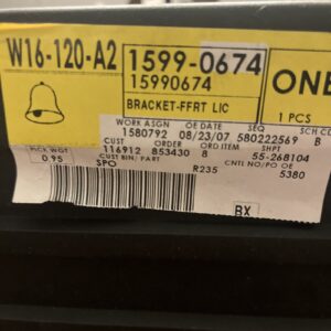 OEM NEW Front License Plate Mounting Bracket 88-00 GM Trucks & SUVs 15990674