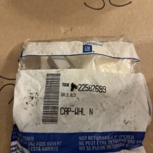 OEM NOS GM Wheel Nut Cap # 22582699 / Fits 93-99 GM (sold Individually)