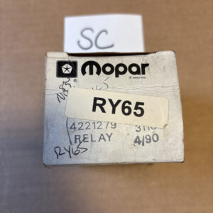 OEM NOS Mopar Fuel Pump Cut-Off Relay # 4221279 / Fits 84-86 Dodge & Chrysler