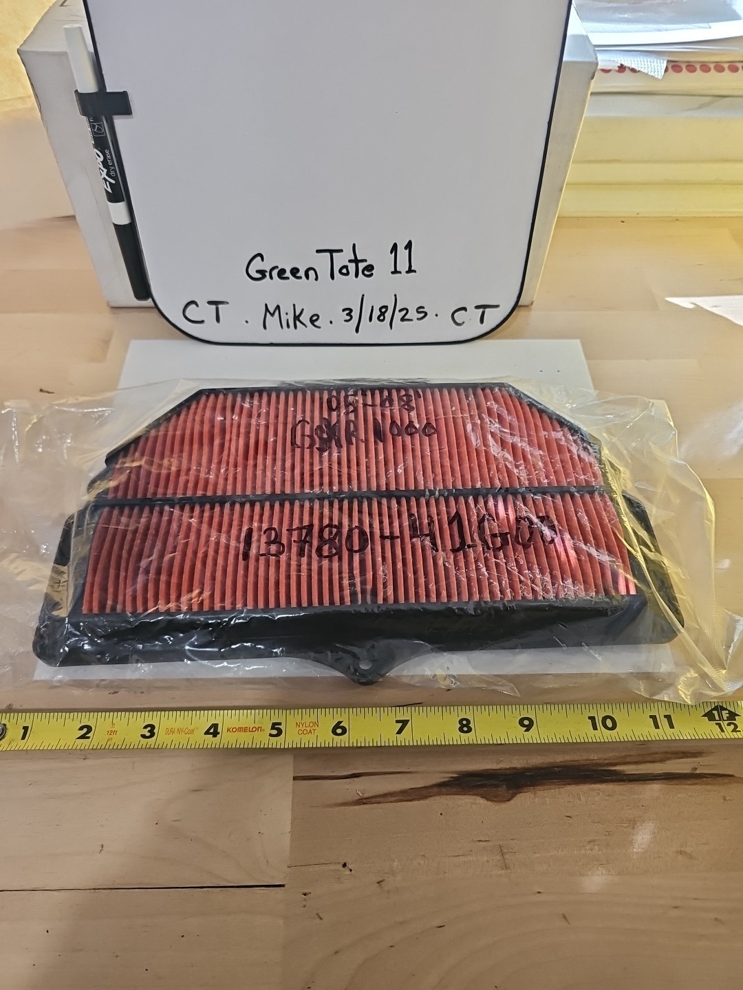 OEM Suzuki GSX-R GSXR 1000 1K Genuine Air Filter 13780-41G00 05-08 *New No Box