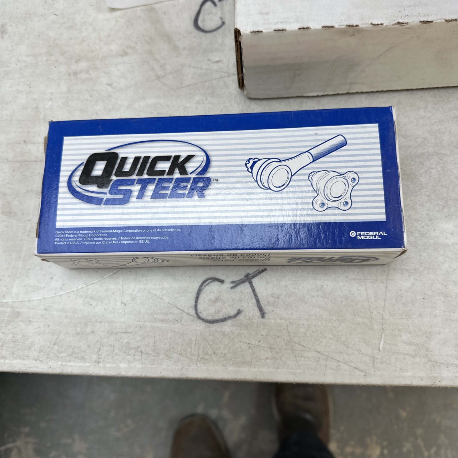 One New QuickSteer Steering Tie Rod End Left Inner ES413R for Ford