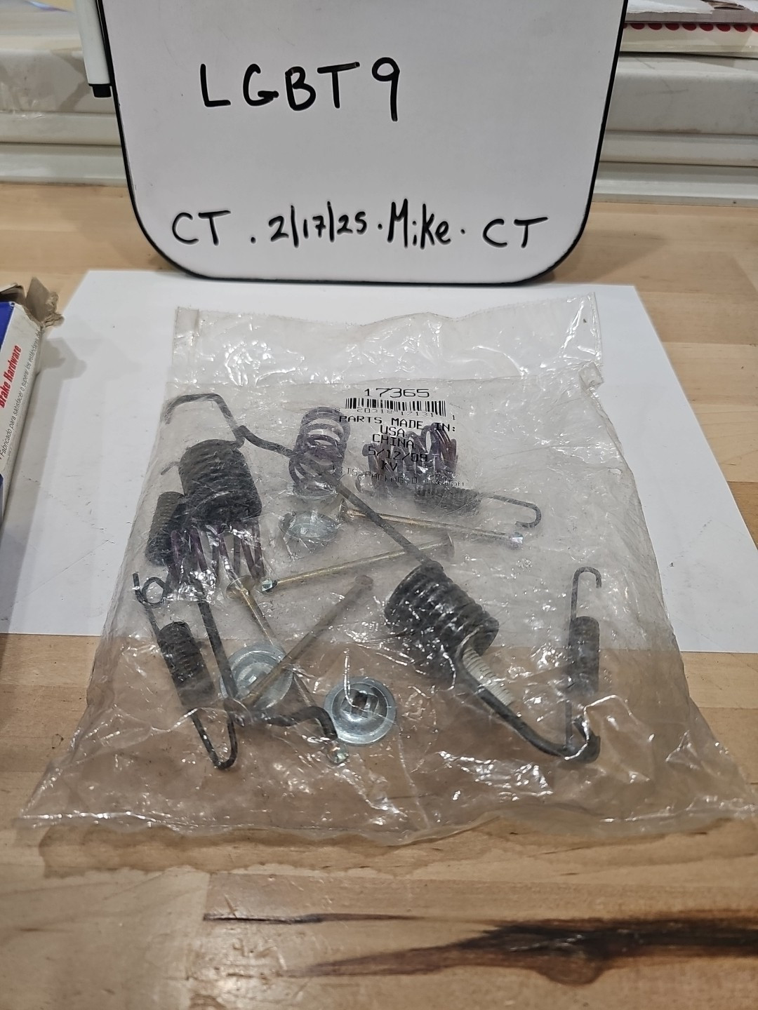 Op Parts Drum Brake Hardware Kit Better Brake 17365K fits 2000 Mazda MPV - Image 3