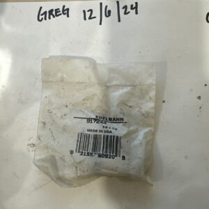 PACK OF 2  Edelmann 917244 Air Brake Connector Fitting, 1/4" X 1/4" Nylon Tubing