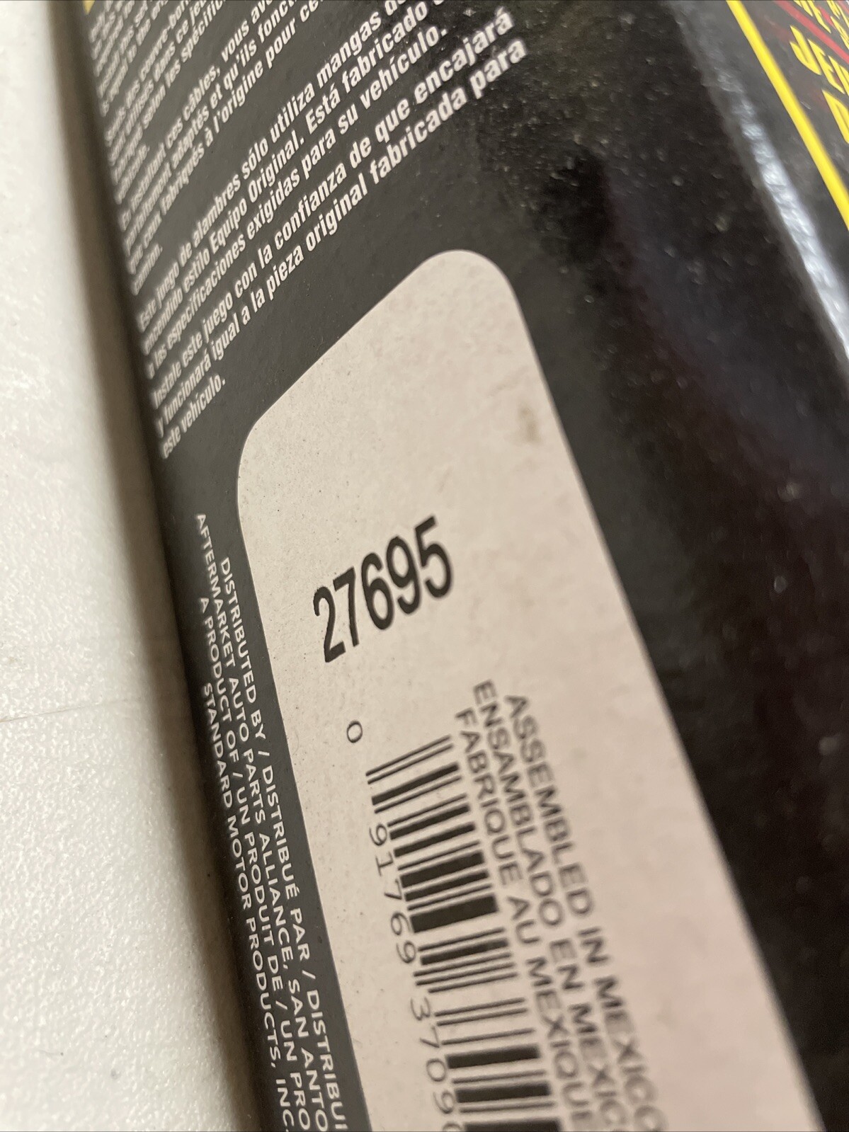 PARTS MASTER SPARK PLUG WIRE SET, UNIVERSAL RESISTOR IGNITION WIRE SET, 27695 - Image 3